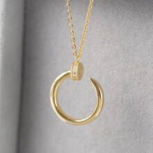 Style Personalized Nail Necklace Toll Jewelry for Women