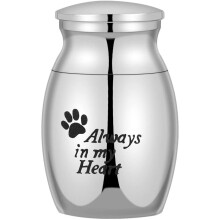 Mini-Sized Cremation Urns for Ashes Memorial Keepsake Stainless Steel Funeral Jewelry - Pet Paw,tree of life