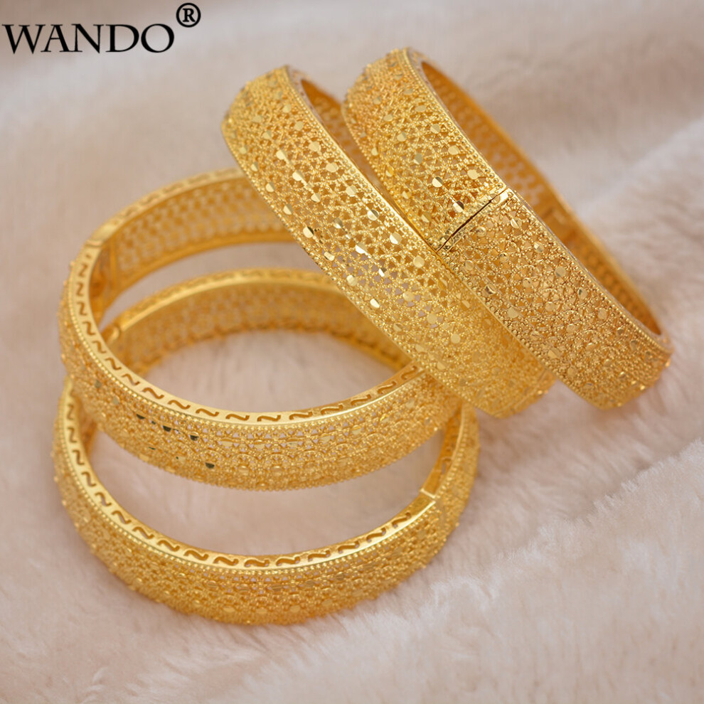 Wando 4pcs Women Bangle Bracelet&bangles for women Dubai Spain bride wedding bracelet Arab middle east-image-OPC-PBRDFNM-NEW