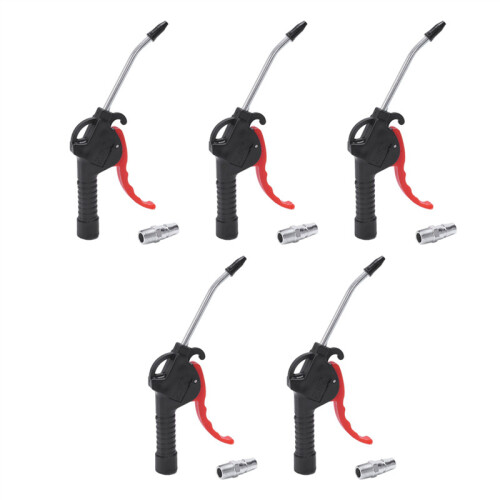 5X 1/4 BSP High Pressure Metal Nozzle Air Blow Blower Cleaner Duster