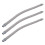 3Pcs Plastic Water Drain Pipe Hose 60cm Long for Air Conditioner Gray 1