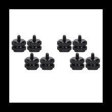 Camera Hot Shoe Mount to 1/4Inch-20 Tripod Screw Adapter,Flash Shoe Mount for DSLR Camera Rig (Pack of 8)