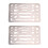 2X Stainless Steel 27 Patterns Erasing Drawing Drafting Tool Shield 1