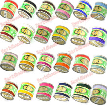 24Colors 135Yards x 0.8mm Chinese Knot Nylon Macrame Cords Rattai Braided Bracelet Cord In Taiwan