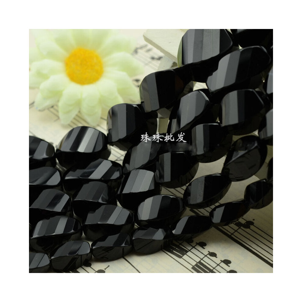 Natural Faceted Twist Twisted Olivary Olives Agates Beads For Jewelry Making Beads 15'' Needlework DIY Beads Trinket-image-OPC-PBRRDMT-NEW