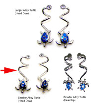 Enamel Sea Turtle Charm Flip Flops Decorative Buttons Summer Slippers Decoration Ornament Jewelry Accessories