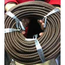 Braided Leather Bolo Cord Round Leather Strip For Necklace Bracelet Brown 3/4/5/6mm