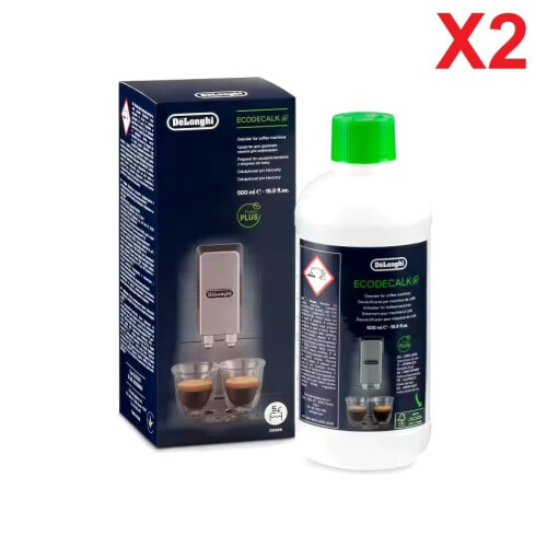 DeLonghi Ecodecalk Descaler for Coffee Machines DLSC500, 500Ml X 2 Packs on OnBuy