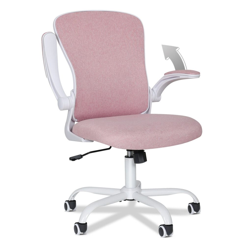 (Pink) Ergonomic Office Chair Computer Desk Task Seat