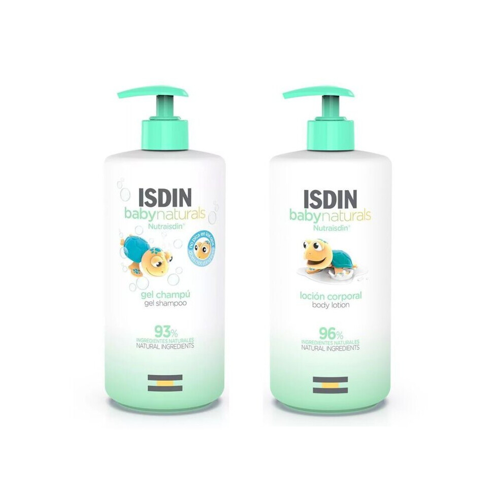 Isdin Babynaturals Nutraisdin Body Lotion 400ml + Gel Shampoo