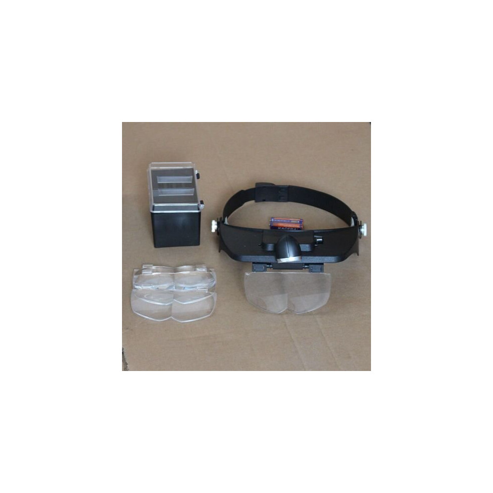 Light Headband Loupe Headband Eye Loupe Head Wearing Magnifier With