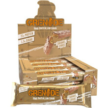 Grenade High Protein Bar With Low Sugar - Caramel Chaos, 12 x 60g