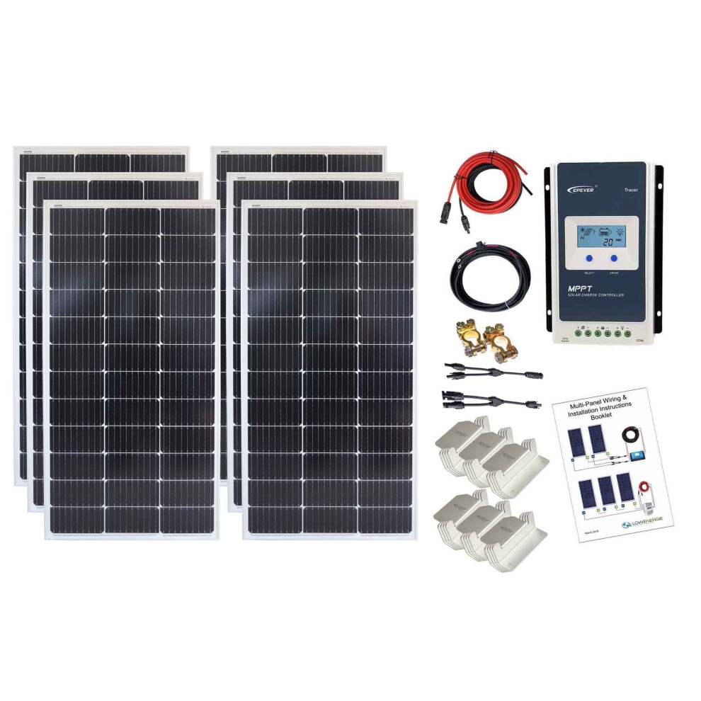 600w Mono Solar Panel Kit 24V with MPPT Controller - 7