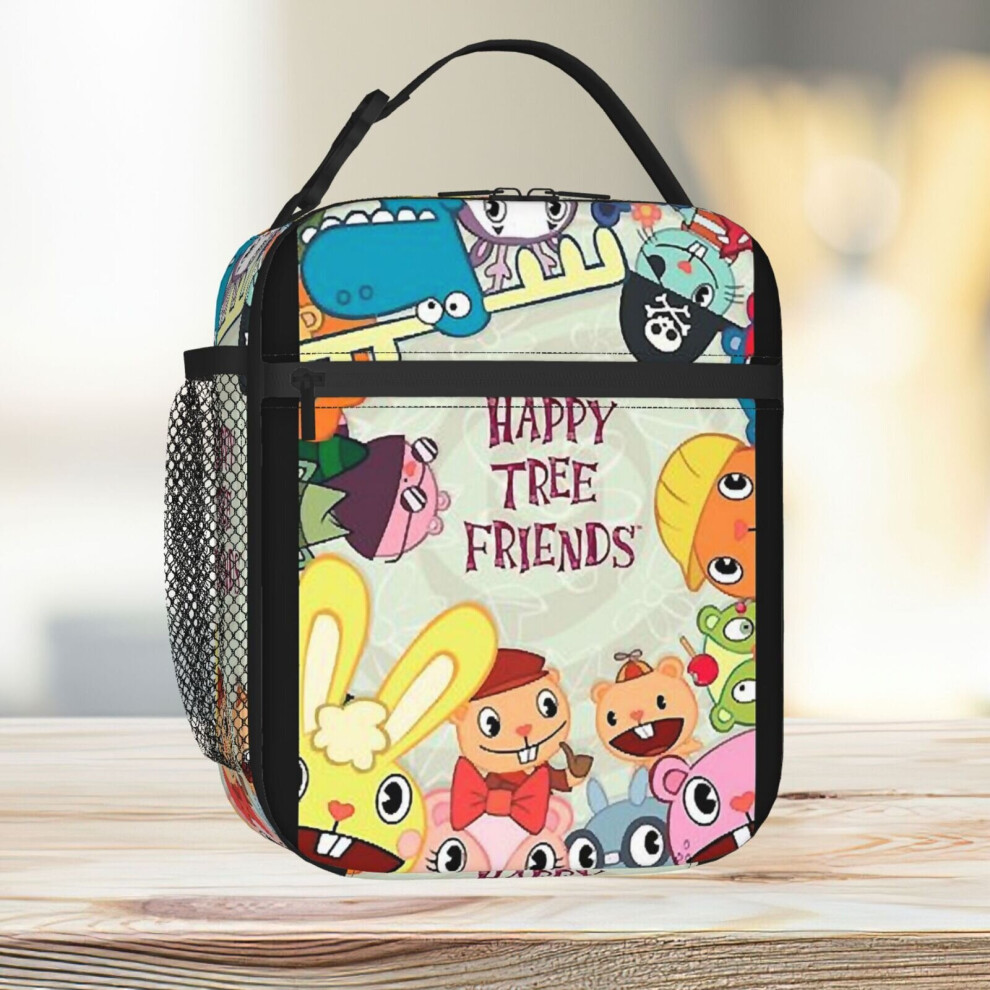 Lunch Bag Happy Tree Friends Perfect Gift Tote Insulated Cooler Kids School Travel