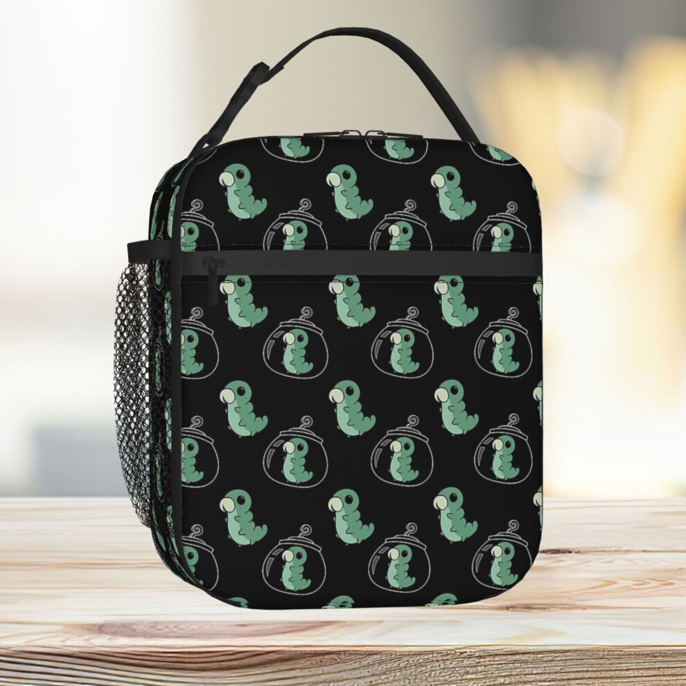 Lunch Bag Hollow Knight Grub Pattern Tote Insulated Cooler Kids School Travel