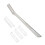 Facial Razor Dermaplaner with 3 spare blades silver 1