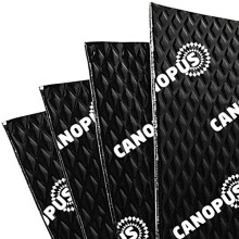 Professional Car Sound Deadening Self Adhesive Mat, 80 mil (2 mm) 10 sqft Butyl Sound Deadener Mat Audio Car Sound Dampening for Car Trunk, Door,