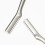 Facial Razor Dermaplaner with 3 spare blades silver 2