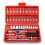 46 Pieces Mechanic Tool Kit 1/4” Dr. Ratchet Socket Wrench Set with Storage Case, Includes Bit Sockets and Extension Bar 1