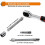 46 Pieces Mechanic Tool Kit 1/4” Dr. Ratchet Socket Wrench Set with Storage Case, Includes Bit Sockets and Extension Bar 6