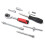 46 Pieces Mechanic Tool Kit 1/4” Dr. Ratchet Socket Wrench Set with Storage Case, Includes Bit Sockets and Extension Bar 7