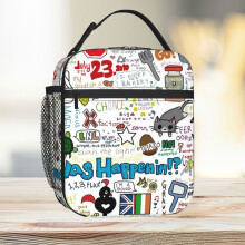 Lunch Bag One Direction - Inside Jokes Tote Insulated Cooler Kids School Travel