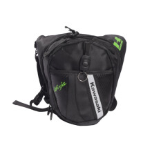 (Kawasaki) Leg Waist Bag Outdoor Riding Backpack Sport Storage Light For Motorcycle Bicycle