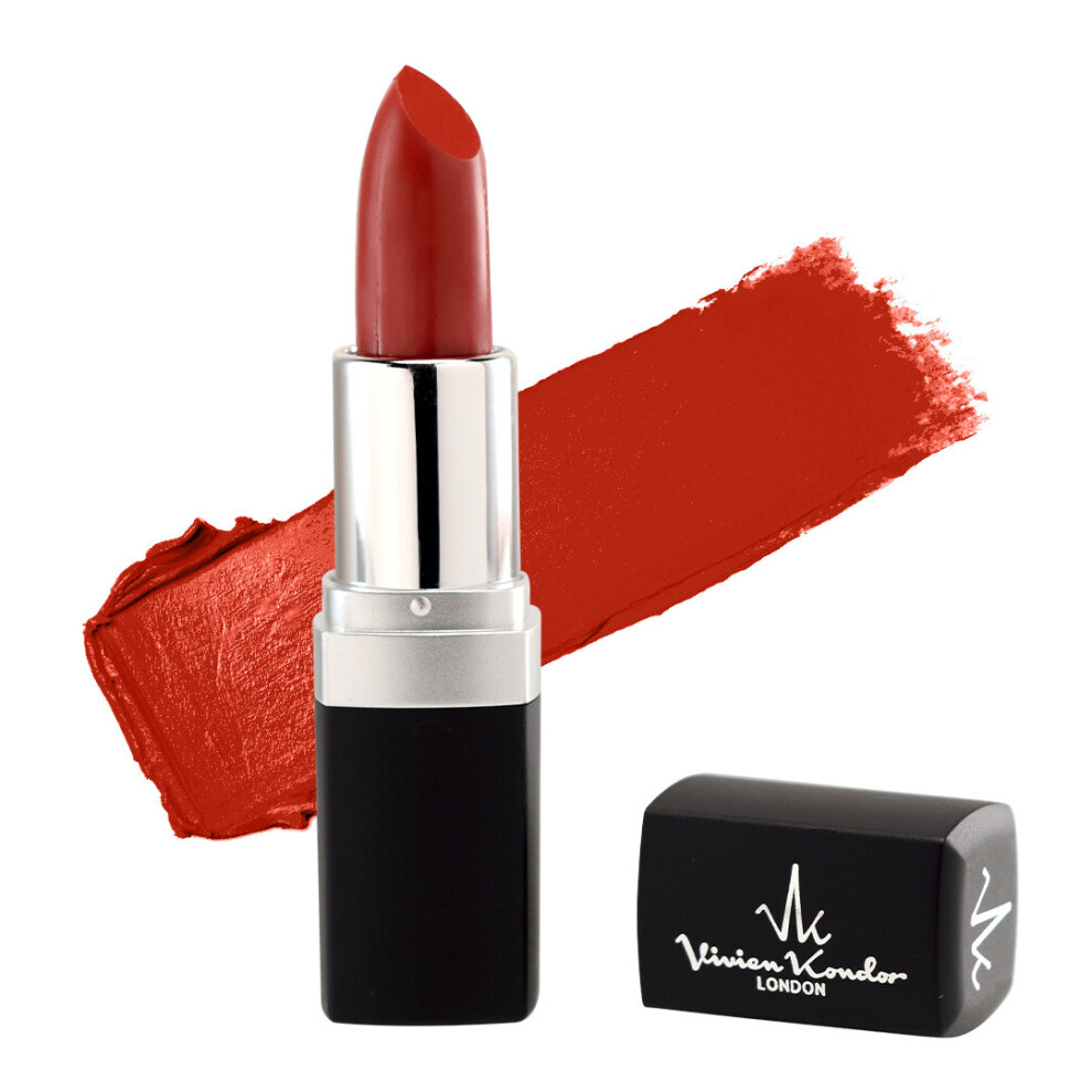 Vivien Kondor London (08 - Caress) Halal Lipsticks Vegan, Long-Lasting Creamy Shades