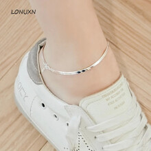 High 925 Sterling Silver Anklet Girls Women Snake Chain Beach Foot Women Jewelry Gift