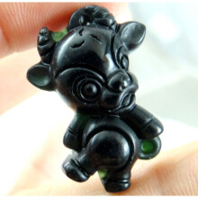 Jade The Chinese Zodiac Pendant Necklace Charm Jewellery Accessories man Luck Amulet rope