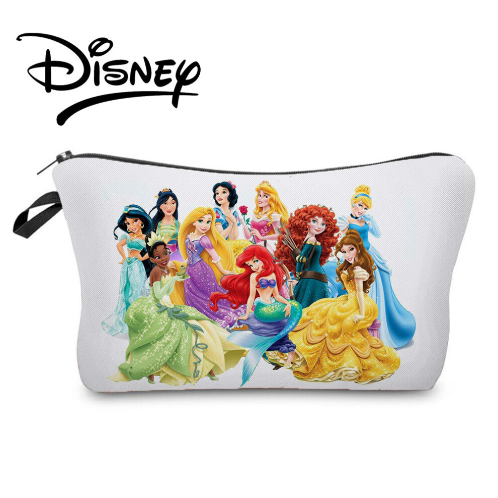 Princess Mermaid Printing Cosmetic Bags Travel Mini Makeup Bag High Child Organizer Bag Girl Candy Bag Portable