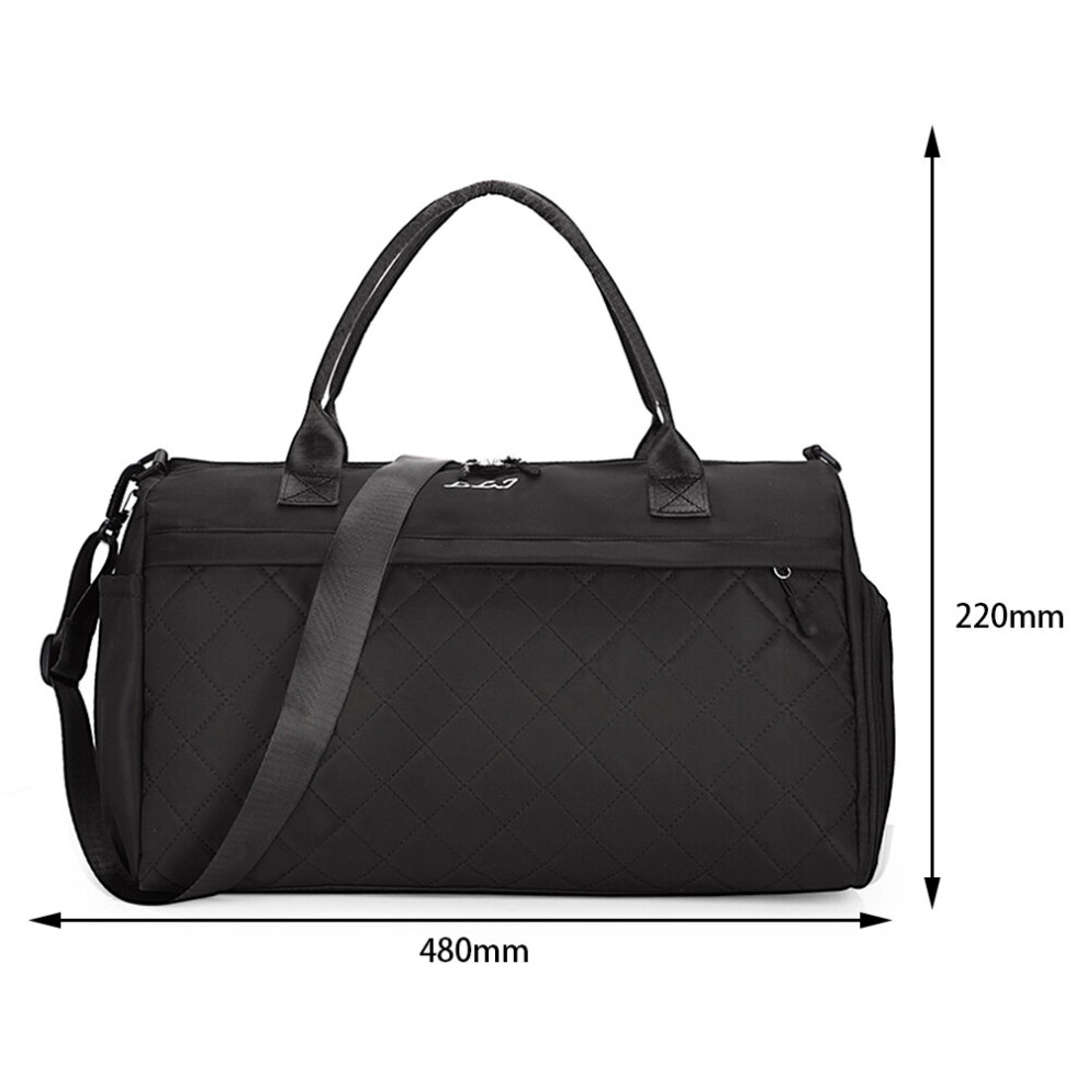 Large Capacity Folding Travel Bags Waterproof Luggage Tote Handbag Travel Duffle Bag Yoga Sport Storage Shoulder Bag For Women-image-OPC-PBSK7P7-NEW
