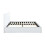 Birlea Kingsize Ottoman Bed White Frame Birlea Oslo Storage 5FT Modern Bedstead 6