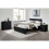 Birlea Double Bed Frame Black Birlea Oslo 4FT6 Modern Bedstead 10