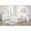 Birlea Kingsize Ottoman Bed White Frame Birlea Oslo Storage 5FT Modern Bedstead 2