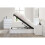 Birlea Kingsize Ottoman Bed White Frame Birlea Oslo Storage 5FT Modern Bedstead 4