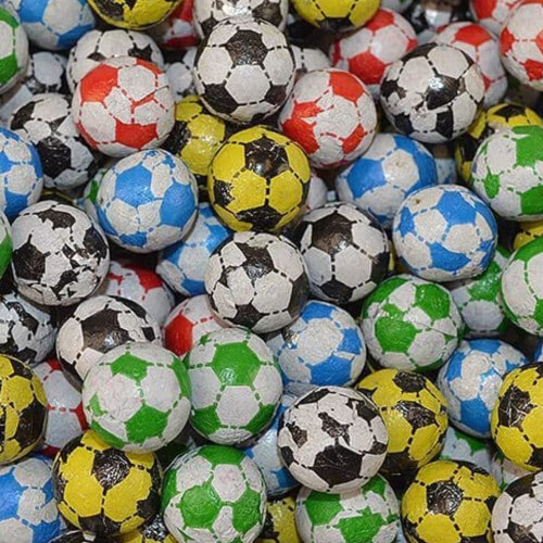 Chocolate Flavour Footballs 40 Pieces 2