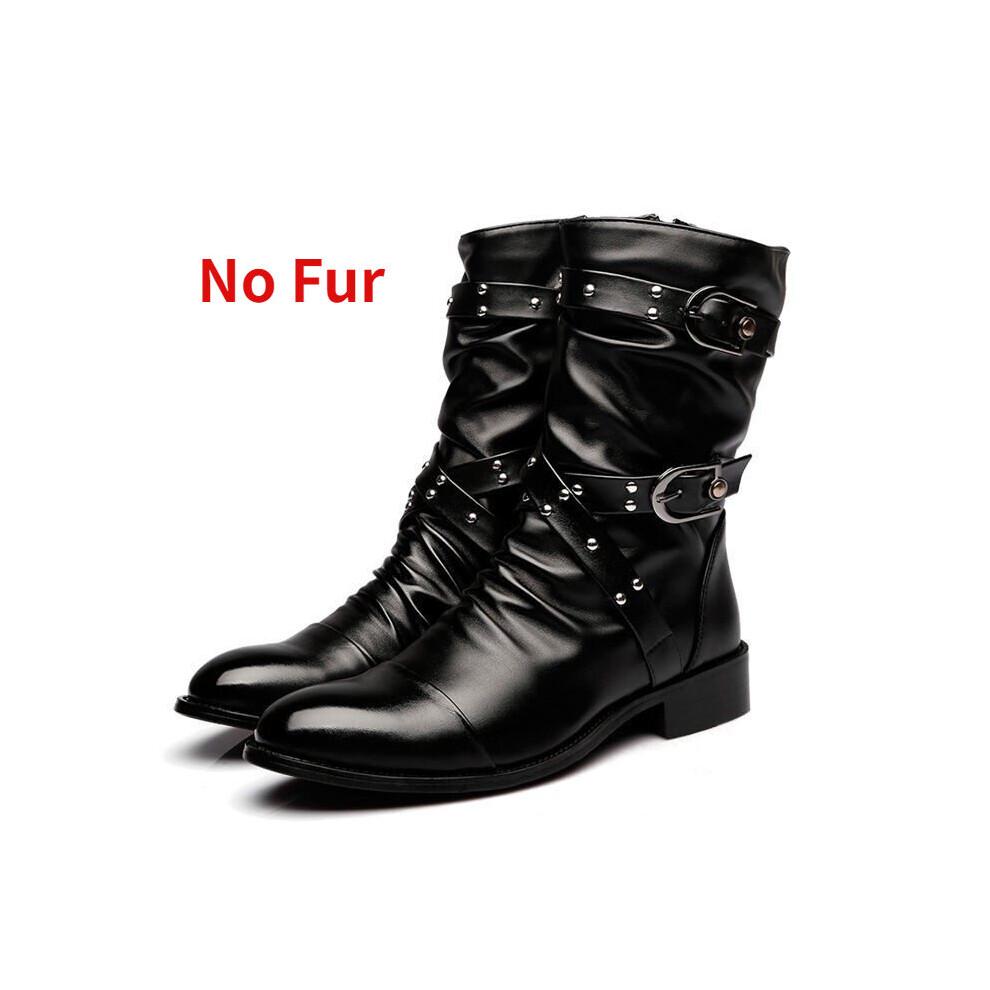 Pointed biker boots on sale