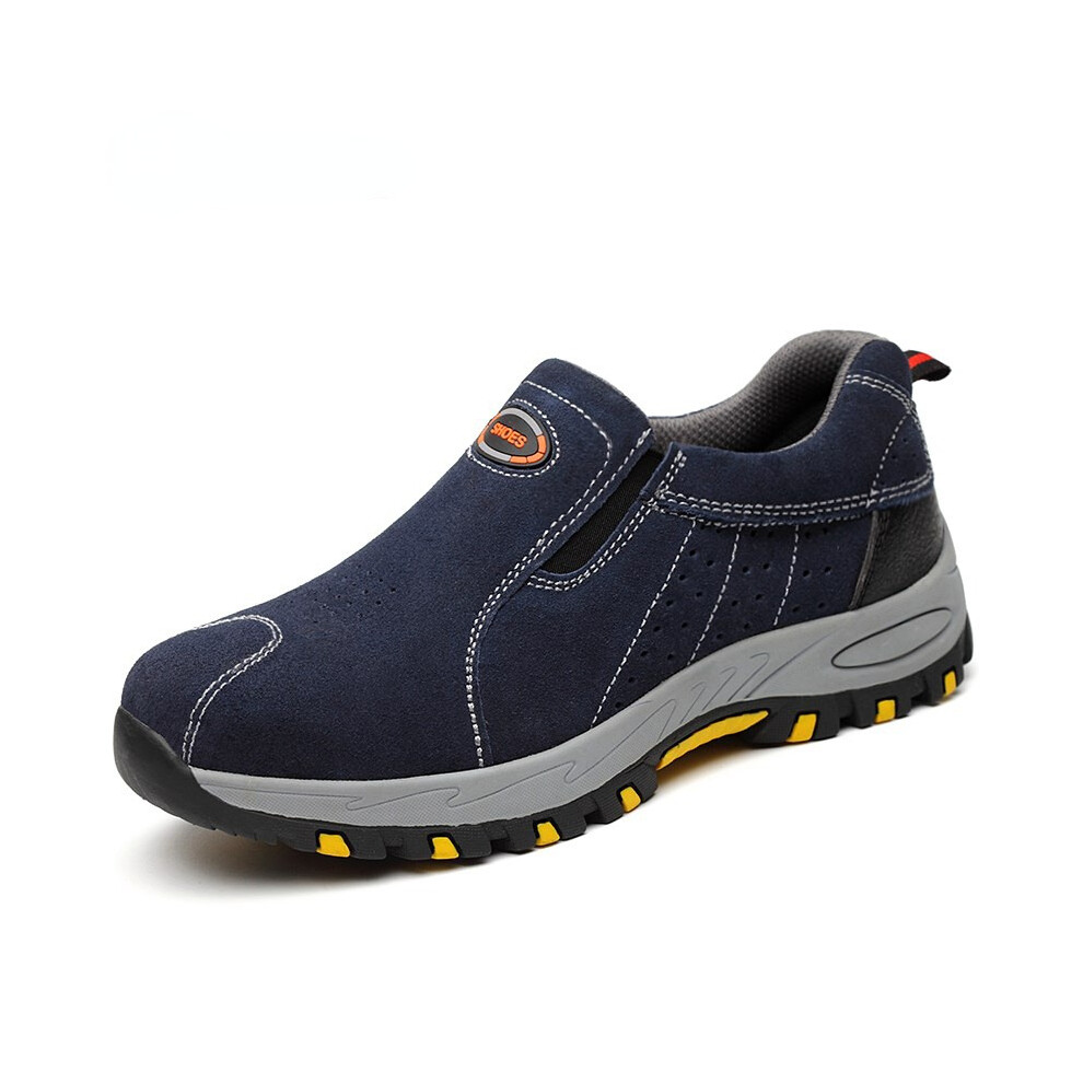 Men Safety Work Shoes Breathable Steel Toe Slip On Casual Shoe Mens Labor Insurance Puncture Proof Boots Male 885661188546