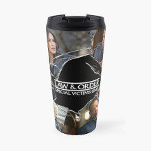 Insulated Travel Coffee Mug Law and Order: SVU Crack Poster Stainless Steel Cup Tumbler 17oz