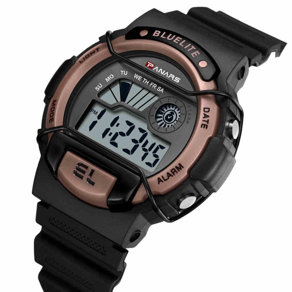 Watches Mens Waterproof Sports Digital Watches For Men LED Alarm Electronic Clock Military Wristwatch Boys Reloj Hombre-image-OPC-PBT96XN-NEW