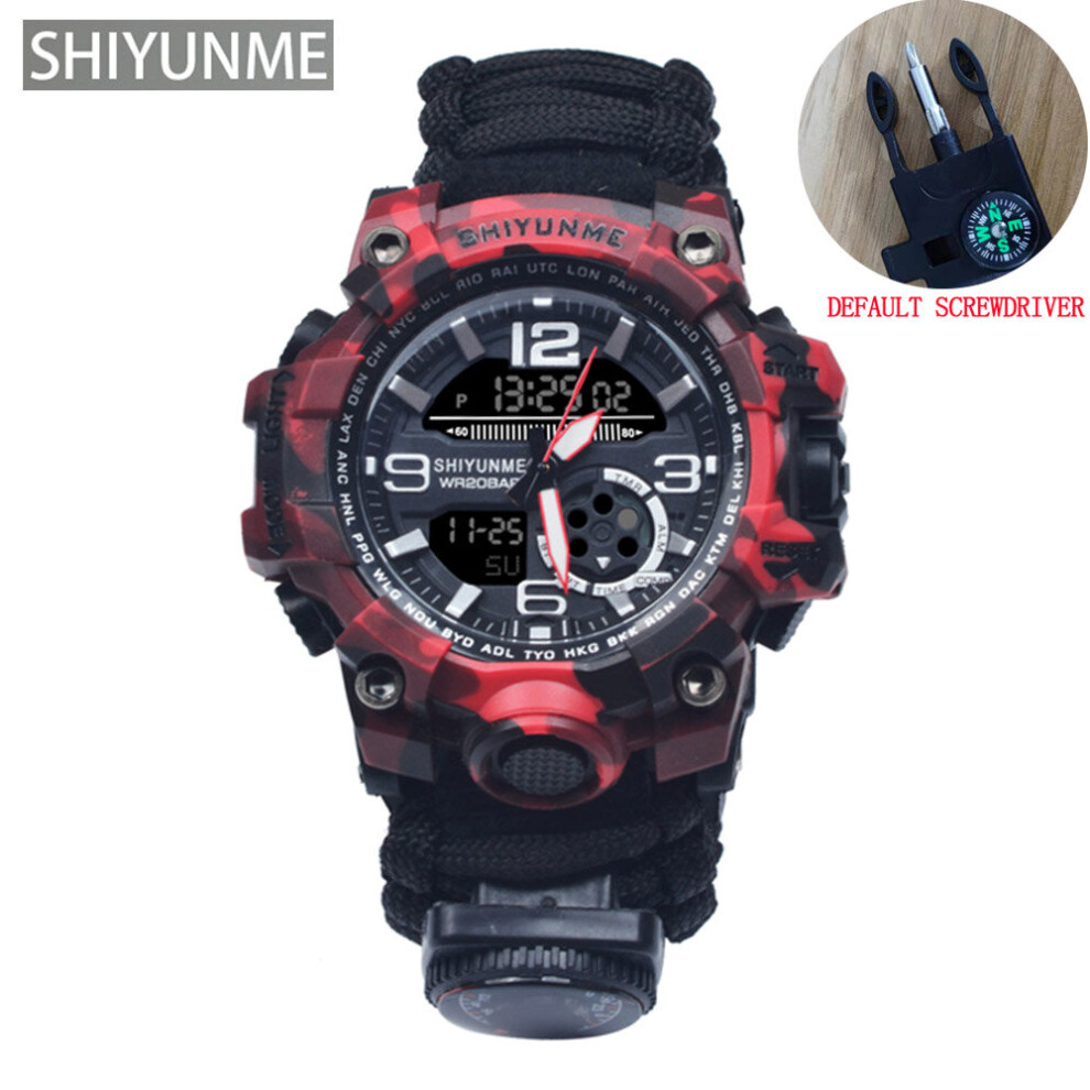 Men's Camouflage Military Watch Waterproof Compass Chronograph Electronic Outdoor Sports Watch Male Relogios Masculino-image-OPC-PBT9YQ5-NEW