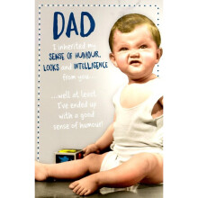 Funny I've Inherited Father's Day Card Crackers Greeting Cards