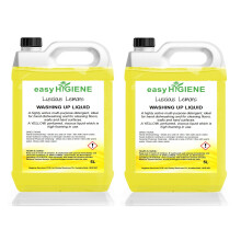Luscious Lemon 10L WASHING UP LIQUID 2x 5 Litre five Perfumed Yellow