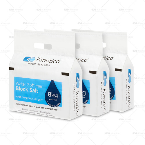 Kinetico Water Softener Block Salt - 3 packs - Guaranteed Performance