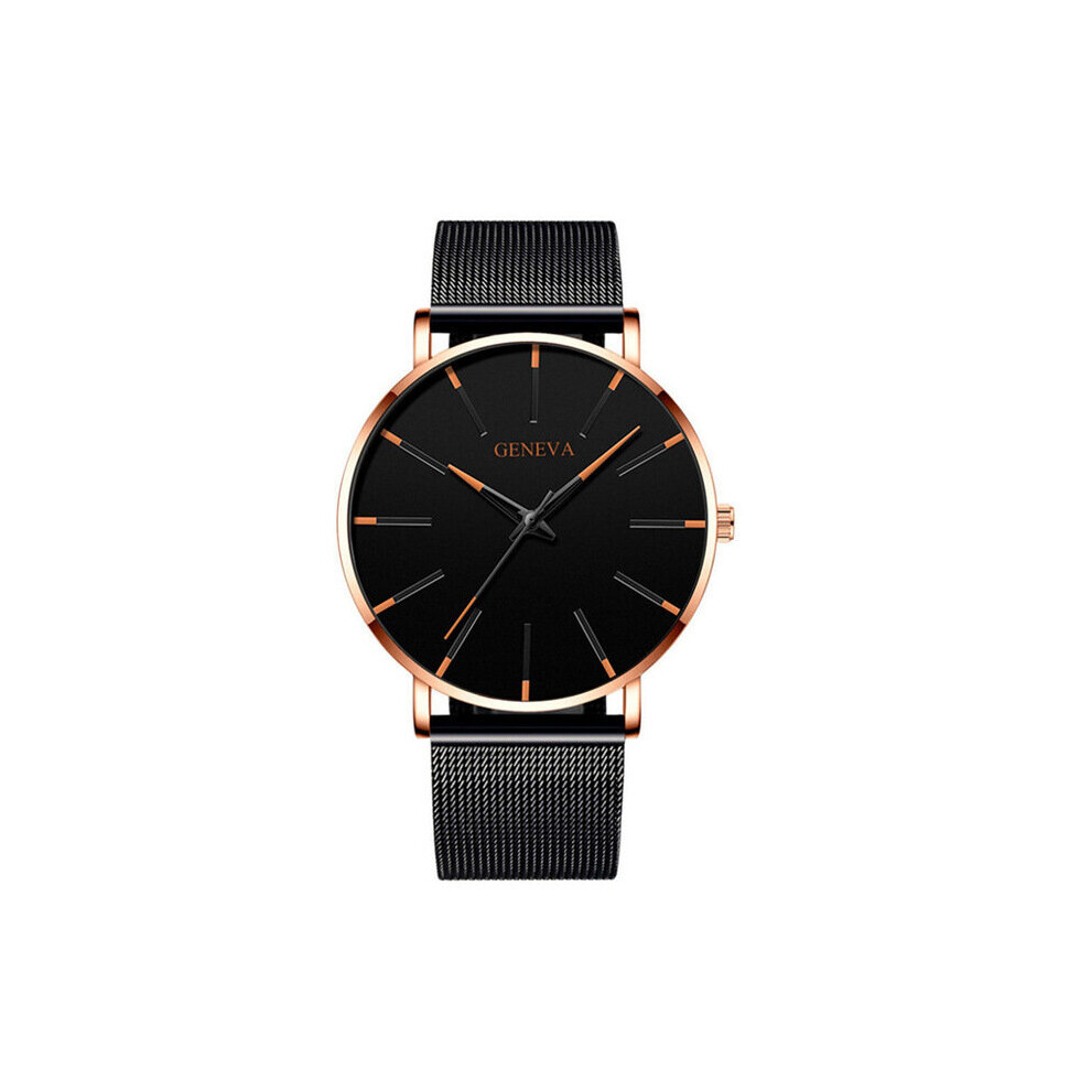 Men Quartz Watch Dial Stainless Steel Wristwatch Men Watches Casual Business Quartz Clock-image-OPC-PBTCTXV-NEW