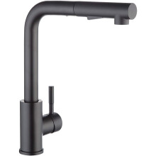 Kitchen Faucet With Black Spray, Kitchen Mixer With Pull-Out Spray, 360 Rotating Sink Mixer, 2 Jet Sink Faucet