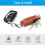 Key Organiser Key Ring Genuine Leather Pocket Smart Key Holder With Stylish 6