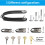 Key Organiser Key Ring Genuine Leather Pocket Smart Key Holder With Stylish 5