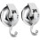 Heavy Duty Vacuum Suction Cup Hooks (2-Pack) 1